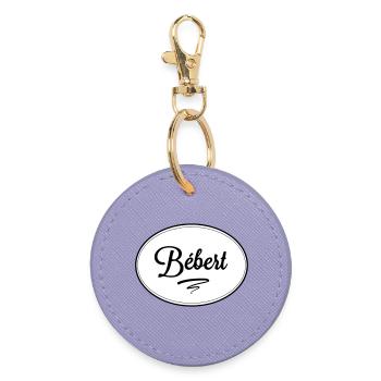 Bébert - Round Keyring - lavender - Front