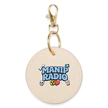 Manip Radio Humour Symboles et logos Radiologie - Porte-clés rond - huître - Devant
