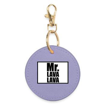 Mr Lava Lava - Runder Schlüsselanhänger - Lavendel - Vorne