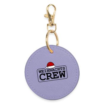 Équipage de Noël - Porte-clés rond - lavande - Devant