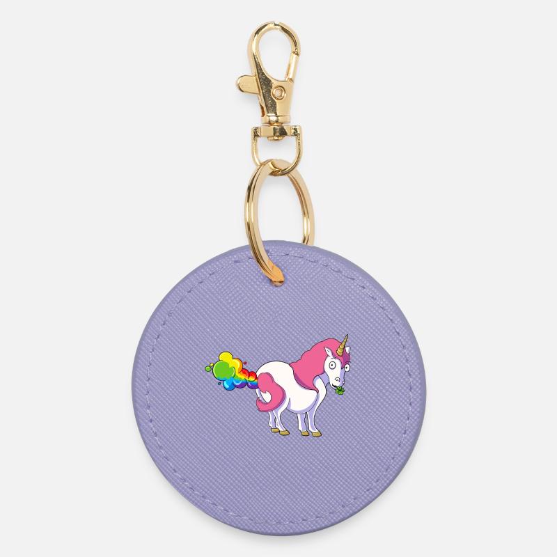 Pupsi Unicorn - Porte-clés rond - lavande