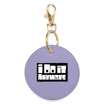 Je le fais quand même - Porte-clés rond - lavande - Devant