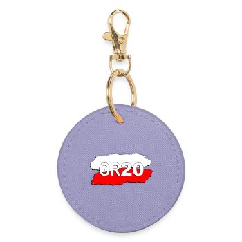 LOGO GR 20 - Runder Schlüsselanhänger - Lavendel - Vorne