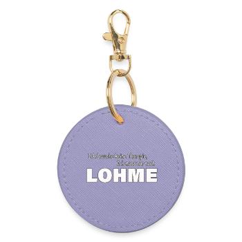 Therapy LOHME - Round Keyring - lavender - Front