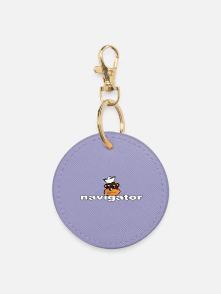 NAVIGATOR - Runder Schlüsselanhänger - Lavendel