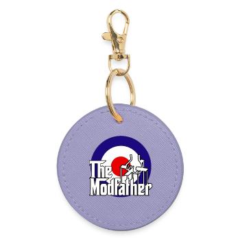 le modfather - Porte-clés rond - lavande - Devant