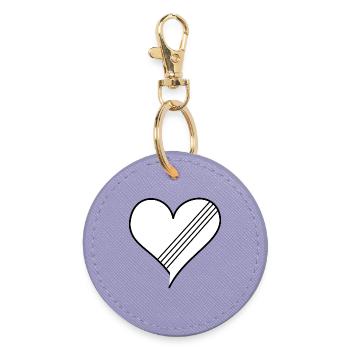 End of all route bans - Round Keyring - lavender - Front