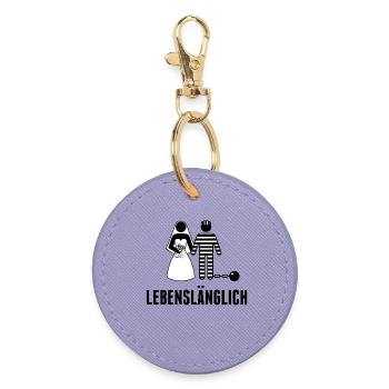 Bachelor Party Bachelorette Party Funny - Porte-clés rond - lavande - Devant