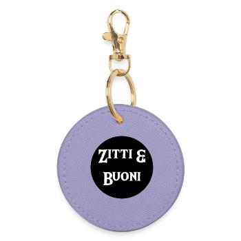 Zitti & Buoni - Round Keyring - lavender - Front