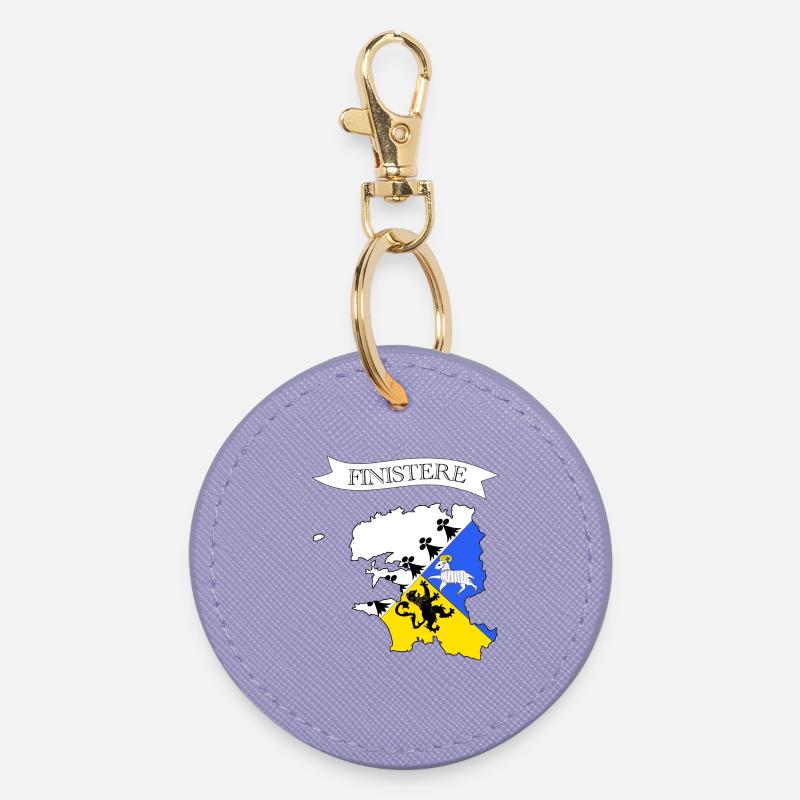 Finistère - Round Keyring - lavender