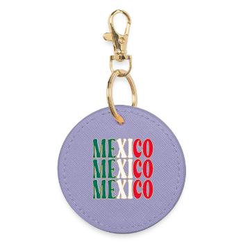 Mexique Amérique du Nord - Porte-clés rond - lavande - Devant