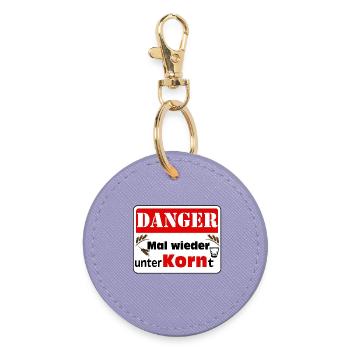 Korn , Party , Weizenkorn , Unterkornt - Runder Schlüsselanhänger - Lavendel - Vorne