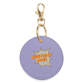 BIRTHDAY CELEBRATIONS BIRTHDAY WEEK - Round Keyring - lavender - Front