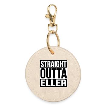 STRAIGHT OUTTA DÜSSELDORF ELLER - Porte-clés rond - huître - Devant