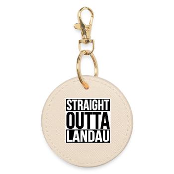 Tout droit sorti de Landau - Porte-clés rond - huître - Devant