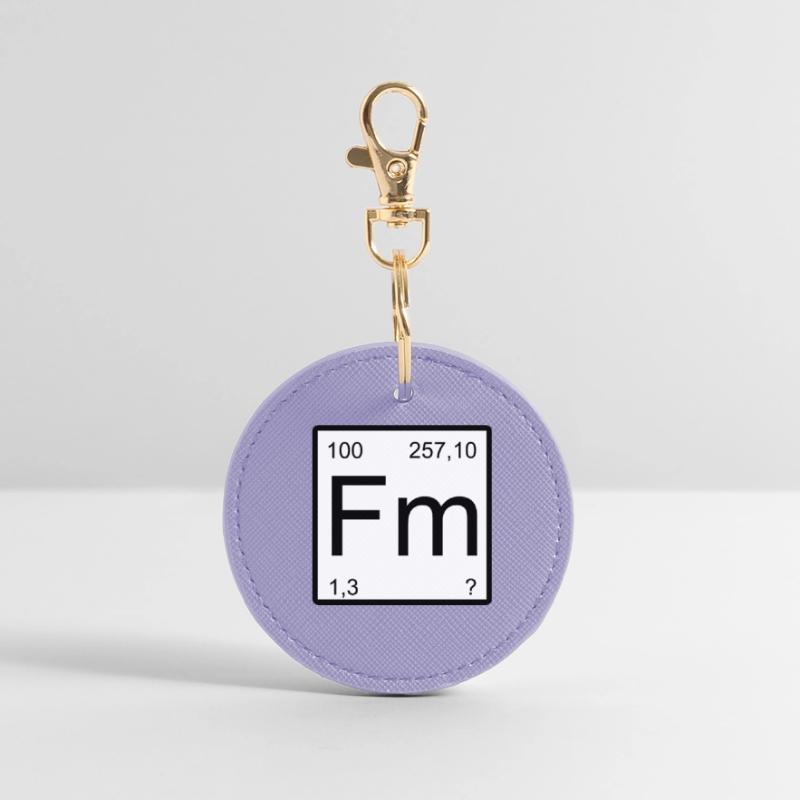Conception de la table de période du fermium Porte-clés rond