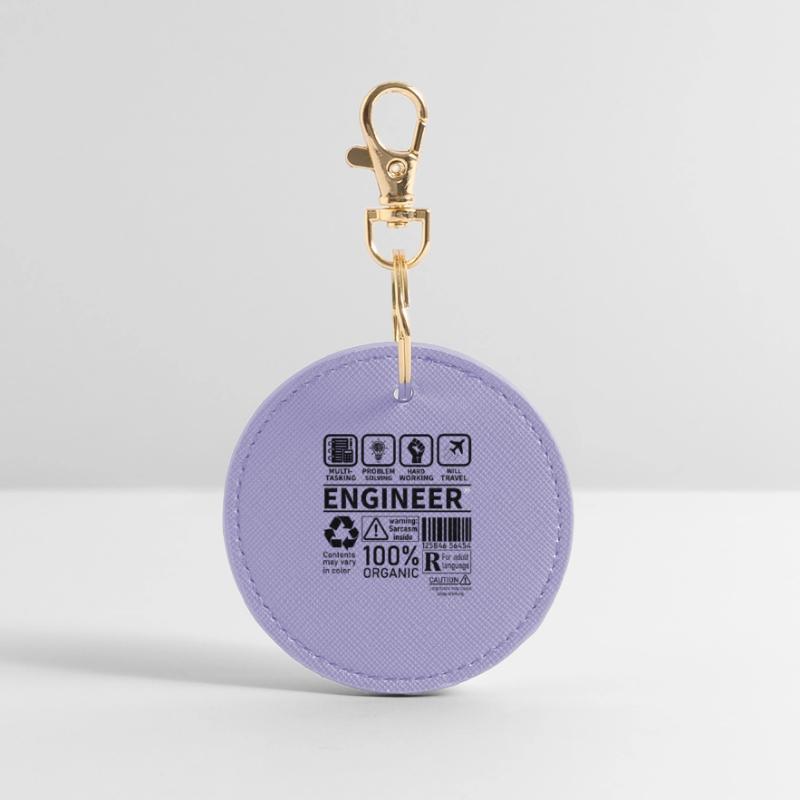 engineer multi tasking problem solving working Runder Schlüsselanhänger