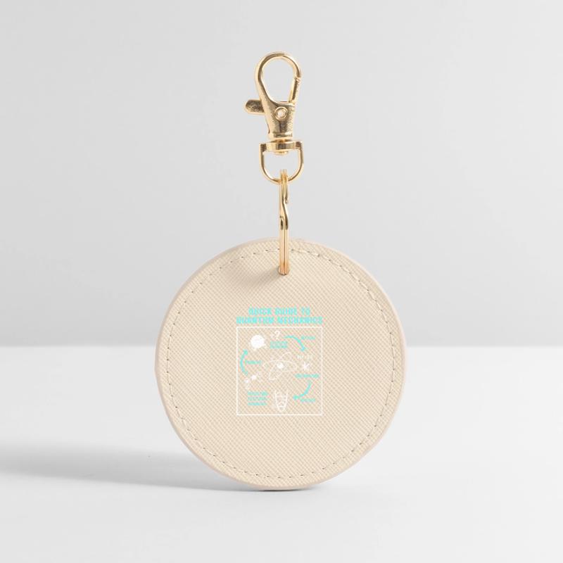 Quantum Physics Quantum Physics Quantum Leap Round Keyring