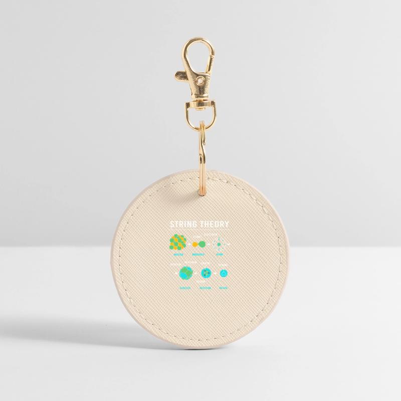 Quantum Physics Quantum Physics Quantum Leap Round Keyring