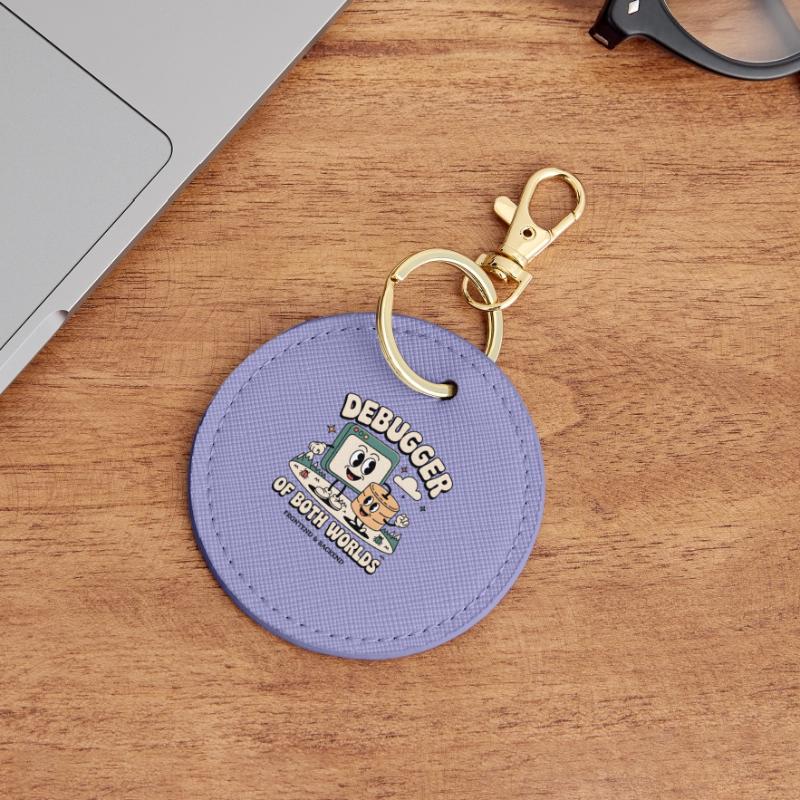 Debugger beider Welten | Debugging Dev Runder Schlüsselanhänger