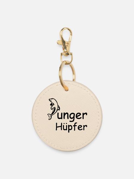 Junger Hüpfer Geschenk - Runder Schlüsselanhänger - Auster