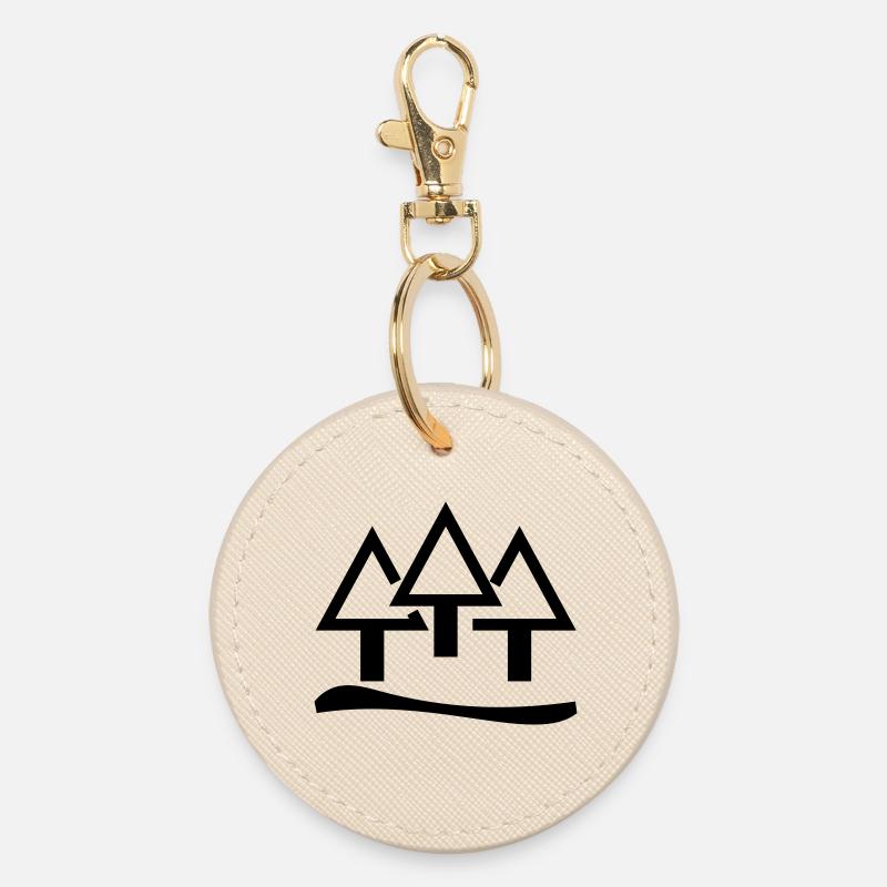 Waldkind - Round Keyring - oyster