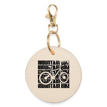 Mountain bike - Round Keyring - oyster - Front