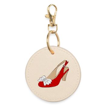 Shoe Women's Shoe - Round Keyring - oyster - Front