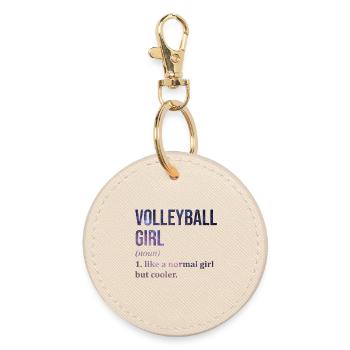 volley-ball - Porte-clés rond - huître - Devant