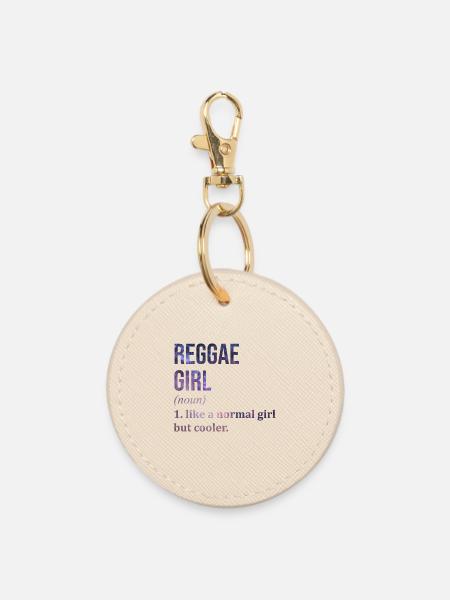 Reggae Reggae Reggae - Runder Schlüsselanhänger - Auster