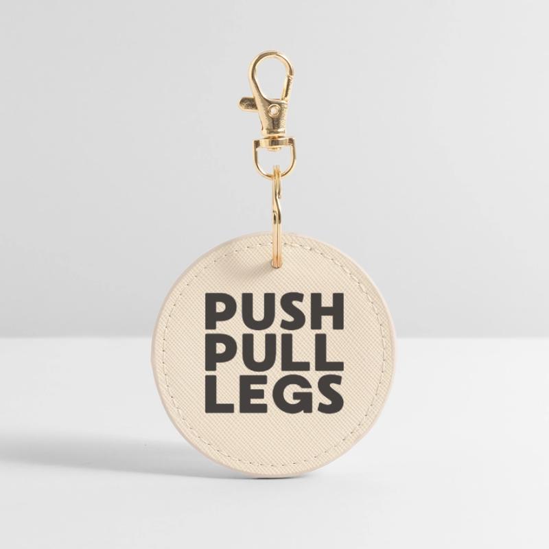 Push Pull Jambes Répéter Entraînementssplit Porte-clés rond
