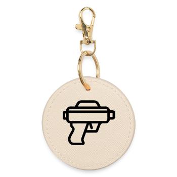pistolet à eau - Porte-clés rond - huître - Devant