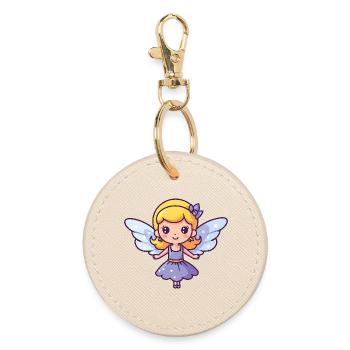 Fée Doux Bébé Conte de Fées - Porte-clés rond - huître - Devant