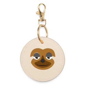 Costume DIY d’animal paresseux mignon - Porte-clés rond - huître - Devant