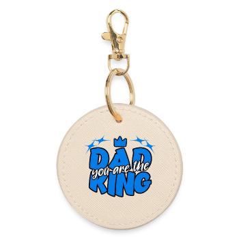 PAPA Tu es le roi - Porte-clés rond - huître - Devant