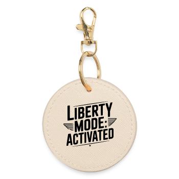 Liberty-Modus: Aktiviert - Runder Schlüsselanhänger - Auster - Vorne