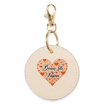 Happy Father's Day - Round Keyring - oyster - Front