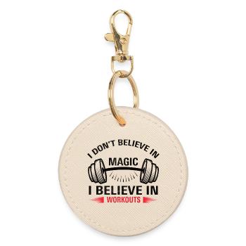 Magic Workout - Round Keyring - oyster - Front