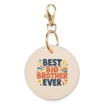 Meilleur Grand Frère de tous les temps - Porte-clés rond - huître - Devant