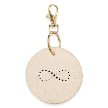 Étoiles étoiles infini signe cadeau chance - Porte-clés rond - huître - Devant