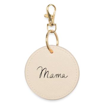 Maman - Porte-clés rond - huître - Devant