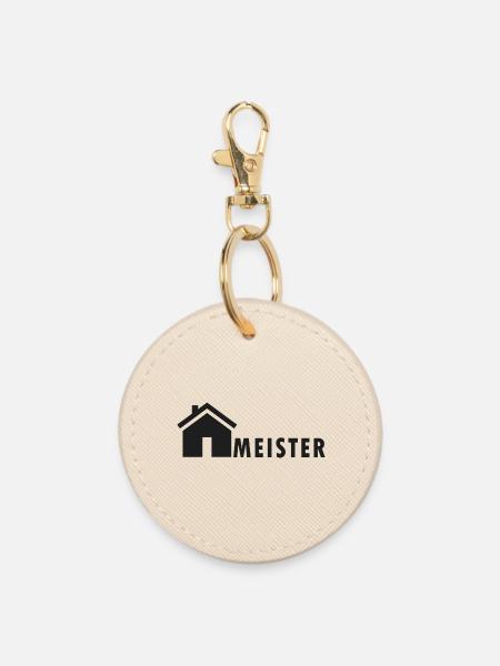 Hausmeister Design - Runder Schlüsselanhänger - Auster