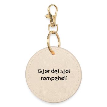 Trou du cul à faire soi-même - Porte-clés rond - huître - Devant