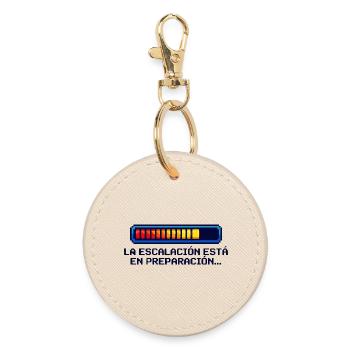 Chemise d’escalade Geek Geek Español - Porte-clés rond - huître - Devant