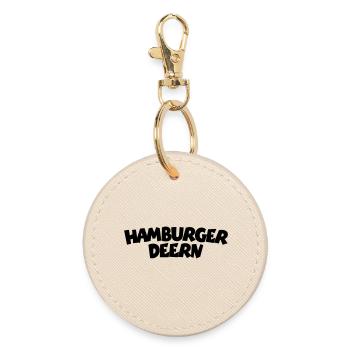 Hamburger Deern - Runder Schlüsselanhänger - Auster - Vorne