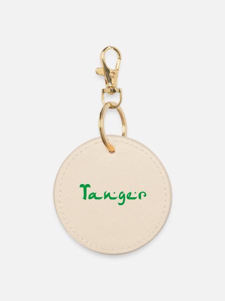 TANGER Algeria Algerien - Runder Schlüsselanhänger - Auster