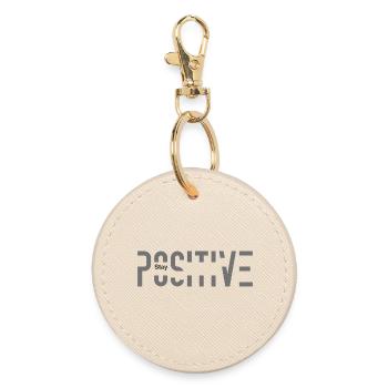 Restez positif - Porte-clés rond - huître - Devant