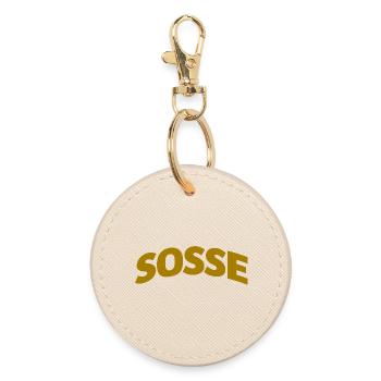 Sosse für immer - Runder Schlüsselanhänger - Auster - Vorne