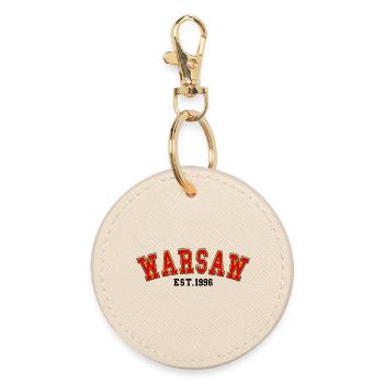 Varsovie fondée en 1996 - Porte-clés rond - huître - Devant