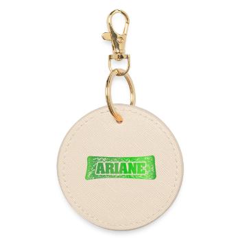 Gift for Ariane - Round Keyring - oyster - Front
